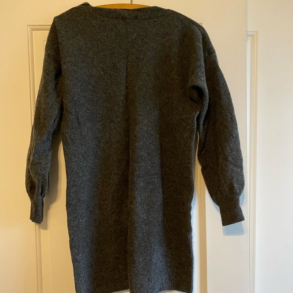 Boatneck Button-Shoulder Sweater-Dress Madewell - Picture 3 of 9